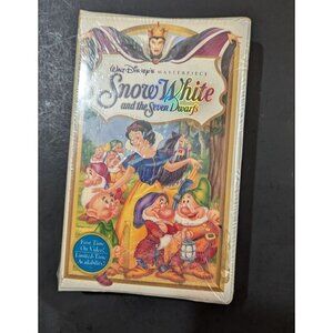 Walt‎ Disney's Masterpiece Snow White And The Seven Dwarfs VHS 1994 sealed READ